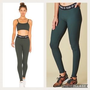 NWT Year Of Ours Skater Leggings in Forest Small